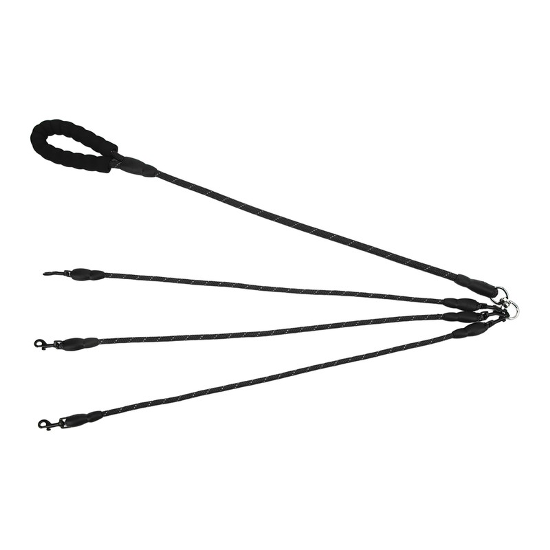 Dog Leash 360° Rotation Reflective Dog Walking Leash with Foam