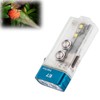RovyVon E7R Keychain Flashlight, Glow in the Dark Dual Power