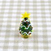 Cute Handmade Glass Crafted Christmas Ornament: