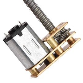 Hilitand DC Gear Motor Gear Motor Low Speed Metal Gear Motor DC 6V 12V Gear Motor M4 x 55mm Shaft 1024GA20 Thread Flip Gearbox Gearbox Electric Motor Gear Motor Gear Motor (12V 200rpm)