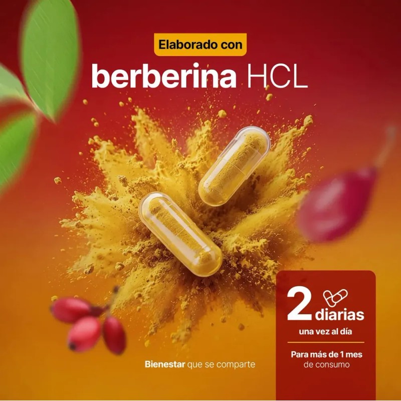 Berberina HCI B Life Pure Berberine en cápsula Sin sabor