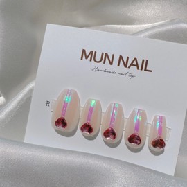 MunNail Heart Beam - Long Oval / MunNail 하트빔 - 롱오벌