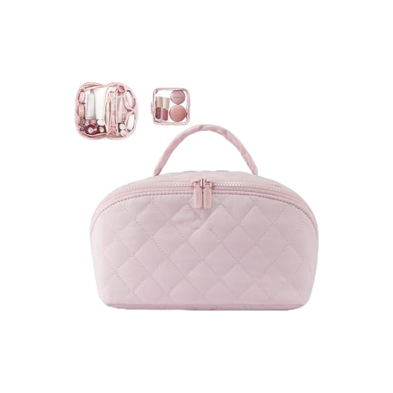 Bolsa de Maquillaje de Viaje, Neceser de Maquillaje para Mujer,