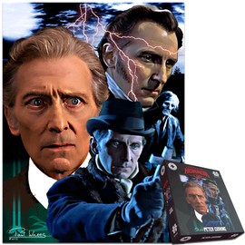 Peter Cushing King Of Horror Movie Jigsaw Puzzle – 1000 Piece Collector’s Edition – Classic Cult Horror Films Tribute Size 66x 50 CM
