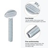 uxcell 1/4-20 x 1-1/2" Thumb Screws, 10pcs Carbon Steel Fully