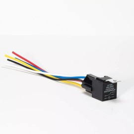 VLYNX QTY1 RELAY + 1SOCKET 12V DC 30/40A 5PIN WATERPROOF SPDT VLYNX BLOWER RELAY