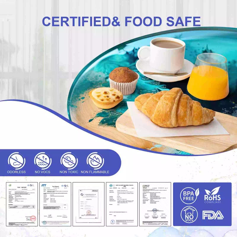 FUNEPOXY Crystal Clear Epoxy Resin 32OZ Kit - Self-Leveling -