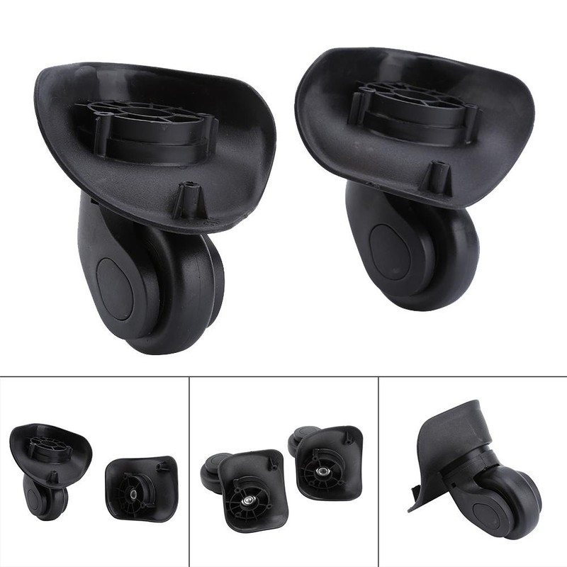 2pcs Universal Wheel, Swivel Wheel, Black Bearing Wheels, Replacement Wheel