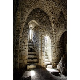 OFILA Medieval Castle Entrance Backdrop 6x8ft Kids Medieval Theme Birthday Party Backdrop Gothic Castle Photo Backdrop Magic Castle Backdrop for Girls Princess Fairy Tale Party