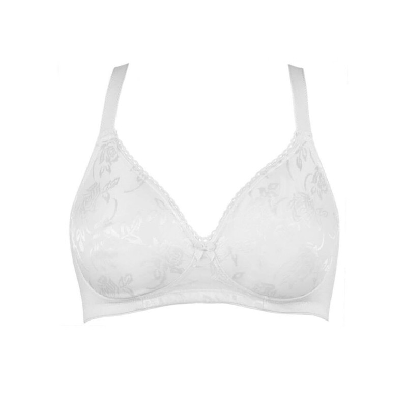 Naturana Women's Padded Soft Cup Bra, White, 40A