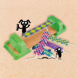 Kosmos Kosmos 604387 AllesKönnerKiste Perlen weben 2-in-1-Webrahmen, Bastel-Set, Basteln für Mädchen ab 6 Jahre, Armbänder basteln, Weben für Kinder, Perlenwebrahmen