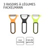 Fackelmann 41964 Vegetable Peeler Set of 3