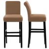H.VERSAILTEX 100% Waterproof Bar Stool Cover Stretch Counter Stool Pub