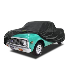 KouKou Truck Cover Waterproof All Weather, 7 Layers Heavy Duty Pickup Truck Cover Outdoor, Length up to 210 inches,Universal Fit Truck Short Regular Bed Ford F150,F100,Chevy C10 S10 etc.