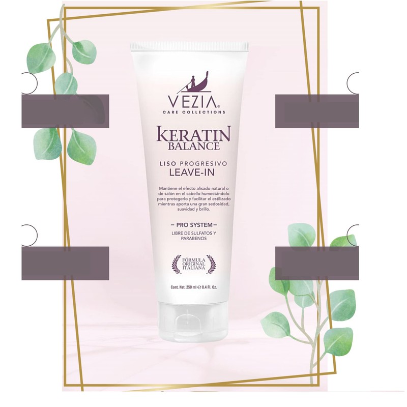 Leave In Keratine Balance Liso Progresivo Vezia - Care Collections