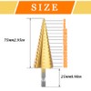 Hocansen 3 Pcs Step Cone Drill Bits Counter Sink Drill