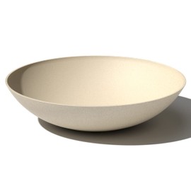 Veradek Mason Series Lane Bowl Planter-Large Round Planter for Indoor or Outdoor Tabletops/Gardens |Made from Plastic & Concrete with Drainage Holes|Modern Décor for Flowers, Succulents, Small Plants