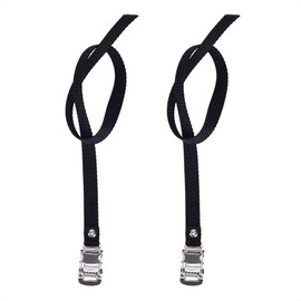 VANICE 2 Pair Bikes Pedal Toe Straps Universal Replacement Foot Pedal Straps for Excersise Stationary Bike/Bicycle