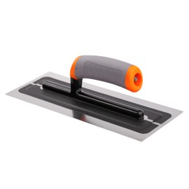 MIVOS Premium smoothing trowel made of high-quality stainless steel, 280 x 110 mm, professional smoothing wheel, smoother, drywall tool, ergonomic, non-slip handle, made in the EU