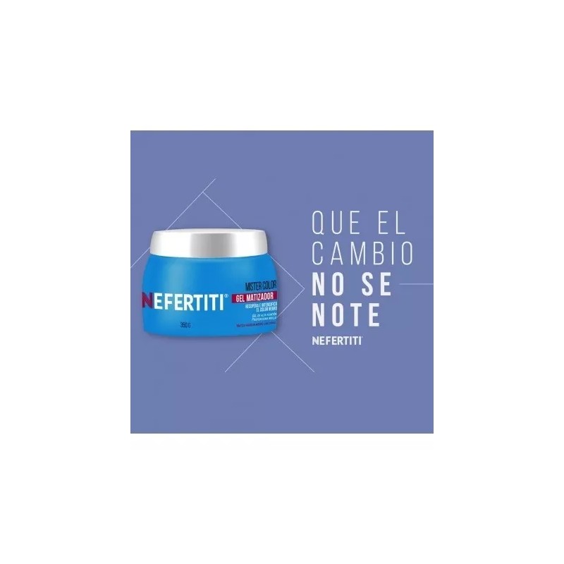 Nefertiti Gel Cubrecanas Mister Color Nefertiti 350g