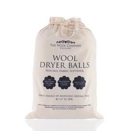 The Wool Company Tumble Dryer Balls | Reusable Wool Dryer Balls for Fabric Softening | Reduce Drying Times, Creasing & Static | 100% New Zealand Wool Laundry Balls (Pack of 6)