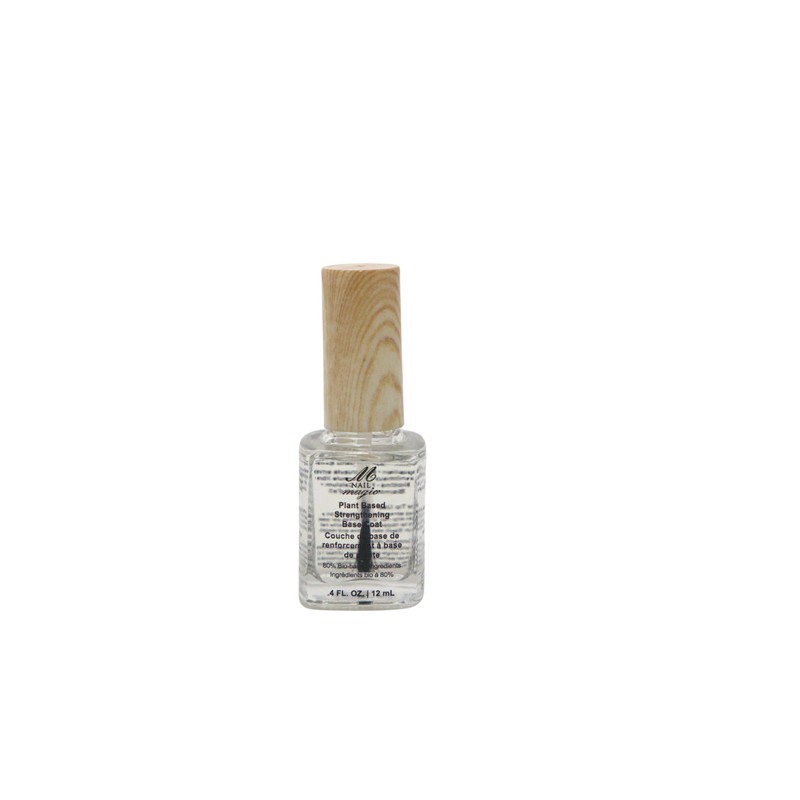 NAIL MAGIC Plant Based Clear Strengthening Basecoat, Vegan, Cruelty Free,