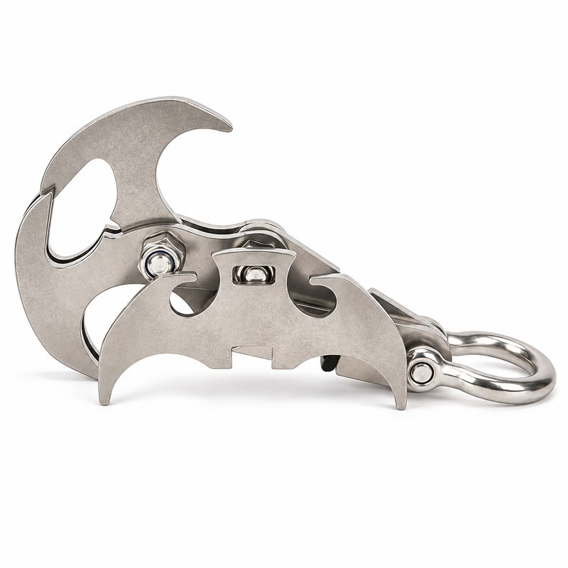Folding Grappling Hook Multifunctional Stainless Steel Survival Outdoor Climbing Claw