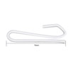 C.M. Curtain Hooks, Metal, 2.8 inches (70 mm), 50 Pieces,