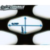 CCG 6"x36" Perforated GT Grill Mesh Sheet - Gloss Black