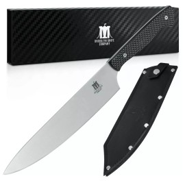 Brooklyn Knife Co. Chef Knife -Carbon Fiber Ed.- Japanese AUS-08 HC Steel 8-Inch
