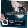 2Pcs Snake Handling Bag with Drawstring - Breathable Nylon Reptile