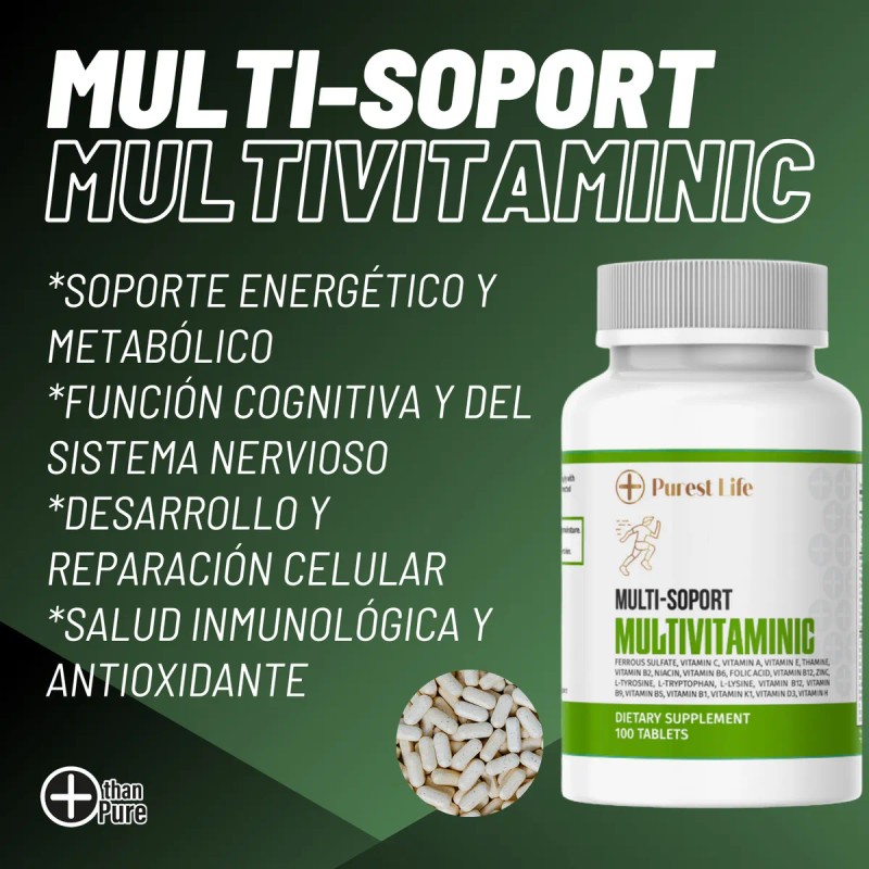 Suplemento Multivitamínico Vitamina Complejo 100 Cáps Sabor