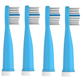 CHAIN PEAK Sonic Replacement Brush Heads (Light Blue, Pack of 4)