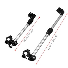 Demeras Umbrella Stand Umbrella Bracket Stainless Steel Bicycle Wheelchair Stroller Pram Stretch Umbrella Support Holder for Prams Buggies