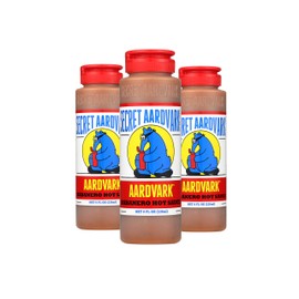 Secret Aardvark Habanero Hot Sauce - Habanero Peppers & Roasted Tomatoes, Medium Spiced Hot Sauce, BBQ Sauce, Non-GMO, Low Sugar, Low Carb, Hot Sauce & Marinade - 8 fl oz 3 Pack