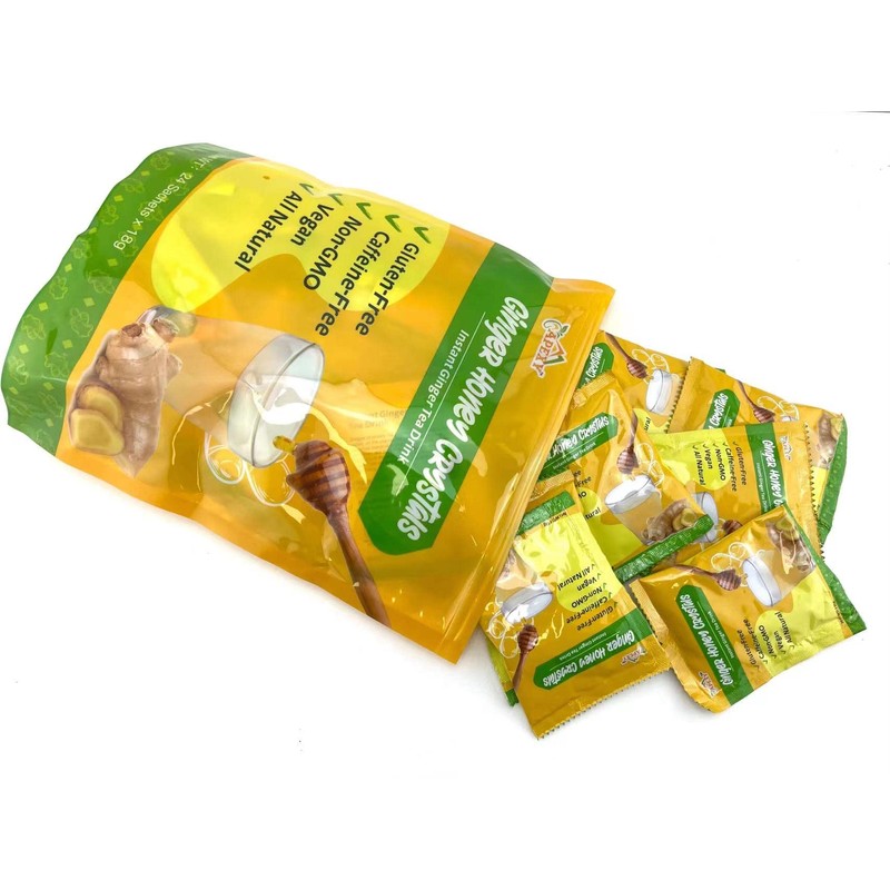 Apexy Instant Ginger Honey Crystal 18g X 24 Sachets (Original)