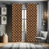 Ambesonne Christmas Window Curtains, Xmas Time with Ginger Bread Traditional