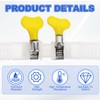 PATIKIL Drain Hose Connector Straight Washing Machine Plastic Drain Hose