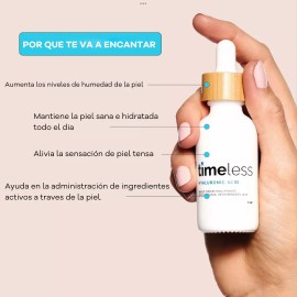 Timeless Sérum Ácido Hialurónico Puro 100% Timeless Skin Care Suero Facial De Cuidado De La Piel Mega Dosis De Hidratación Intensa -para Todo Tipo De Piel - 240ml