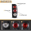 Wolfx Tail Lights Clear for 1998-04 Nissan Frontier Pickup Rear
