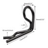 GDOOL 30-Pack 90-Degree Angle 1mm Body Clips Bent Springy Pins
