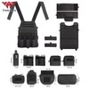 YAKEDA Tactical Training Vest with PALS System - Multi-Pocket Adjustable