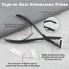 LEONTOOL Extensions Pliers Hair Sealing Pliers Hair Extension Pliers Flat