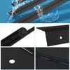 EPHECH 4PCS 12Inch Black Continuous &Piano Hinge, Heavy Duty Stainless