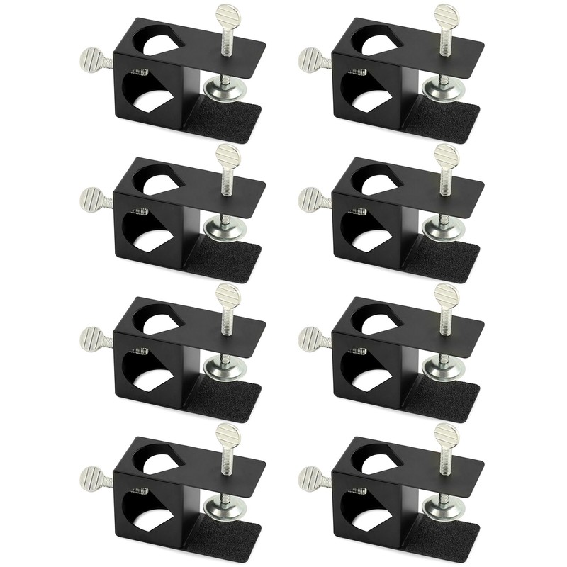QWORK Deck Torch Clamp, Set of 8 Deck or Porch
