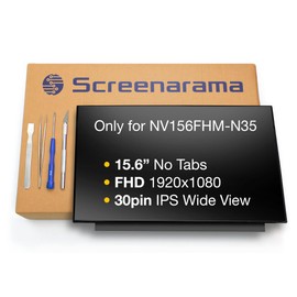 SCREENARAMA New Screen Replacement for NV156FHM-N35, FHD 1920x1080, IPS, Matte, LCD LED Display with Tools