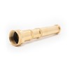 2-Pack 3-in-1 Multi-Purpose 5-inch Brass Twist Garden Hose Nozzle with