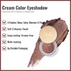 Oulac Brown Cream Eyeshadow also for Highlighter Large Capacity Highly