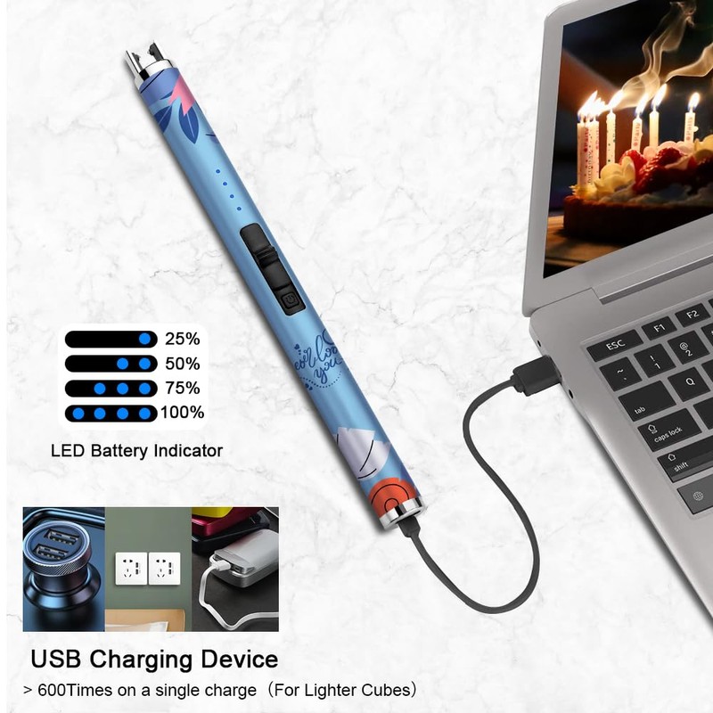 SUPRUS Candle Arc USB Type C Lighter Electric Lighter with
