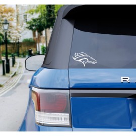 Unbranded Denver Broncos Vinyl Decal - Black, 4"